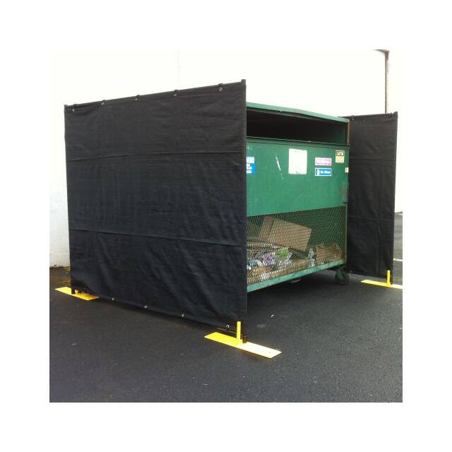 RF3-15DB 3 SIDED DUMPSTER ENCLOSURE, 15"W