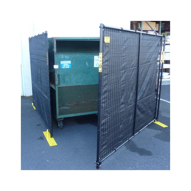 RF4-7.5DB 4 SIDED DUMPSTER ENCLOSURE W/GAT