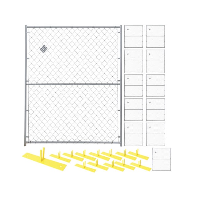 260551 CHAIN LINK FENCE, POWDER COAT FI