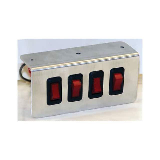 6391004 SWITCH PANEL, QUAD, ON-OFF ILLUM