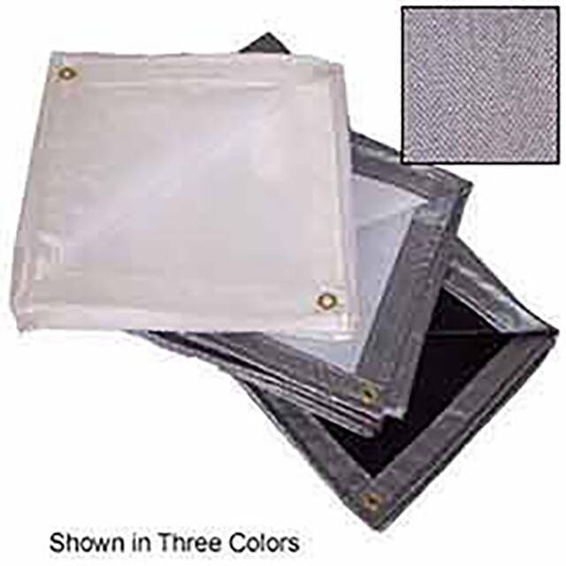 TTS-12000-0606 HEAVY DUTY BLACK/SILVER TARP, 6'