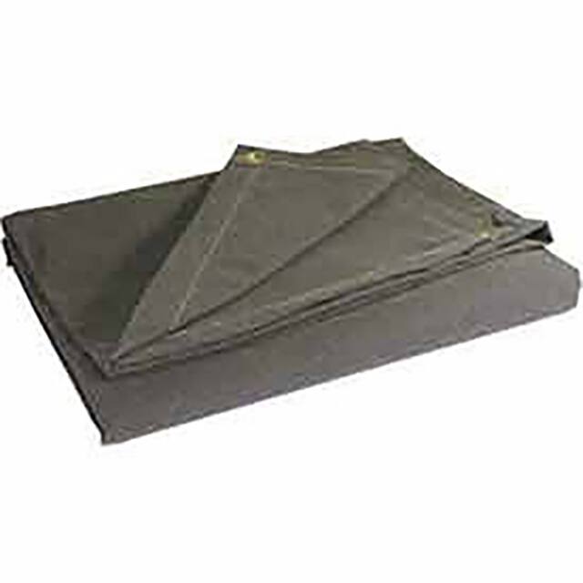 CTF-10-01-1020 9.93 OZ FLAME RESIST CANVAS TARP