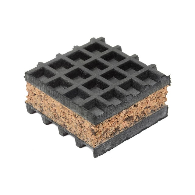 NK2X2 NEOPRENE AND CORK ISOLATION PAD,