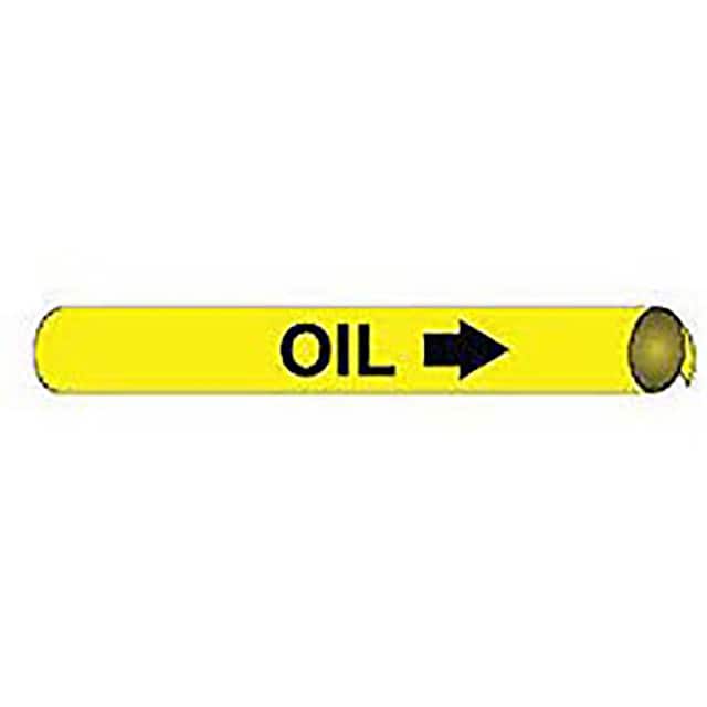 A4077 PIPE MARKER, PRECOILED AND STRAP