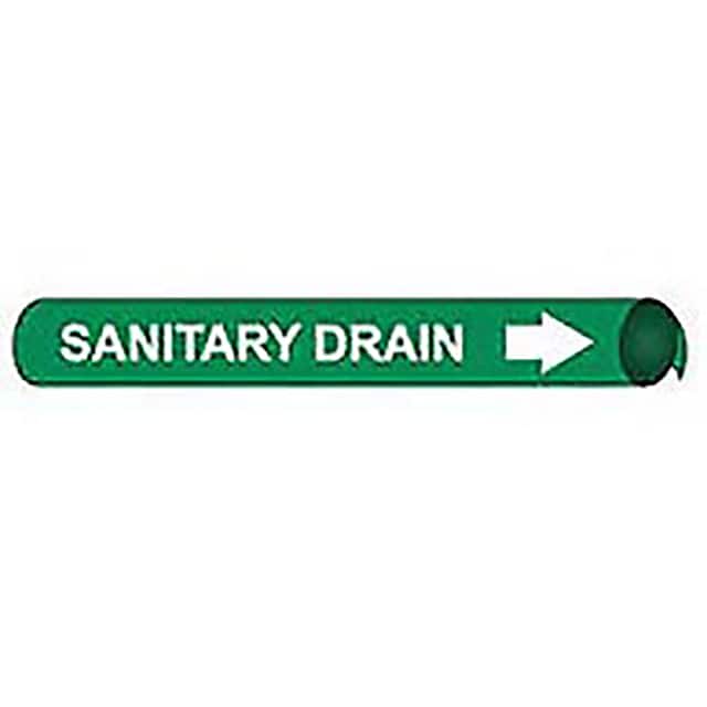 A4093 PIPE MARKER, PRECOILED AND STRAP