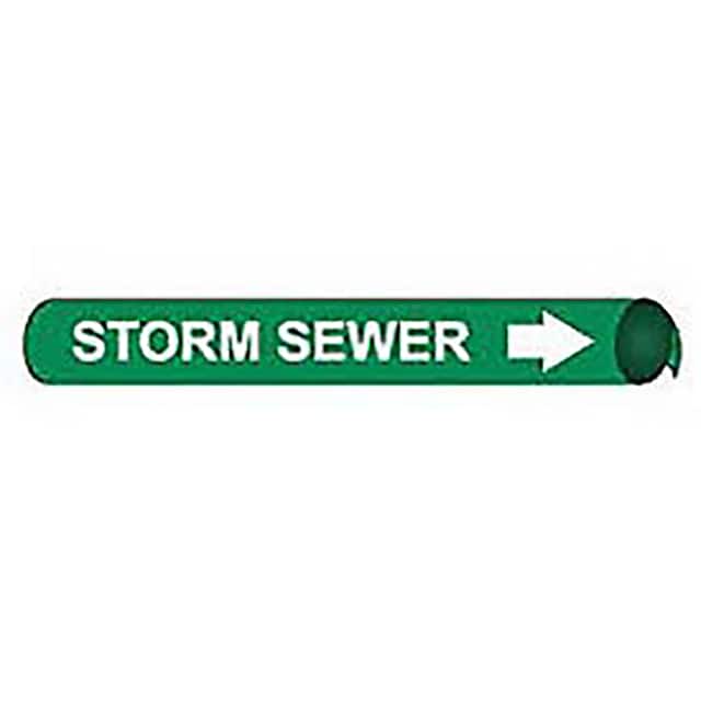 A4101 PIPE MARKER, PRECOILED AND STRAP