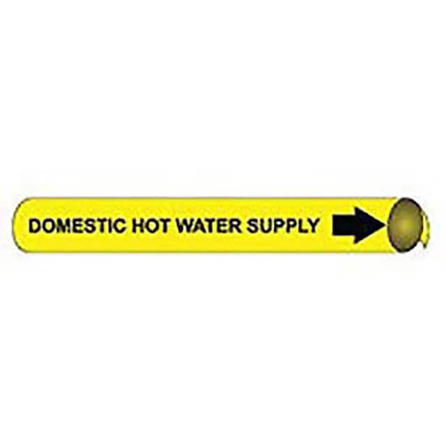 A4038 PIPE MARKER, PRECOILED AND STRAP