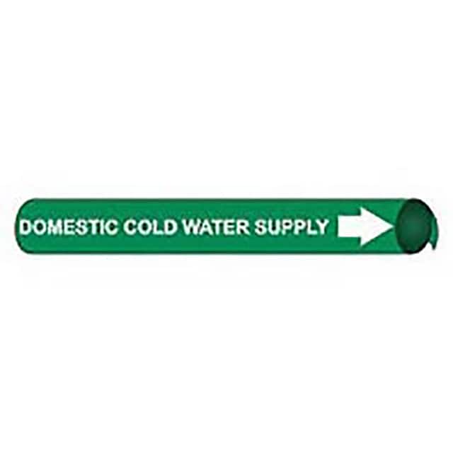 A4036 PIPE MARKER, PRECOILED AND STRAP