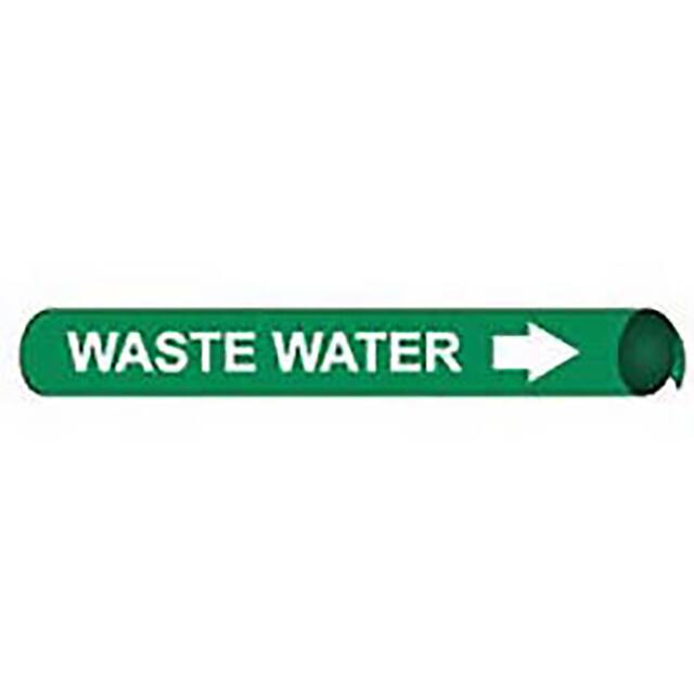 A4112 PIPE MARKER, PRECOILED AND STRAP