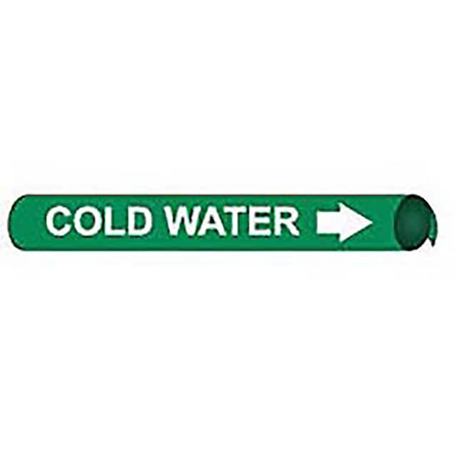 A4019 PIPE MARKER, PRECOILED AND STRAP