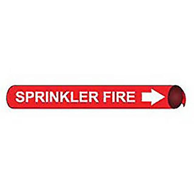 A4095 PIPE MARKER, PRECOILED AND STRAP