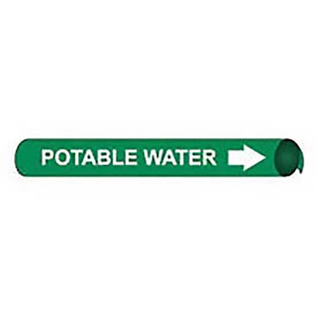 A4084 PIPE MARKER, PRECOILED AND STRAP