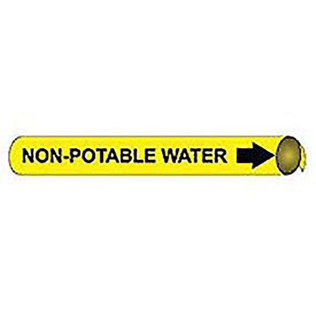 A4076 PIPE MARKER, PRECOILED AND STRAP