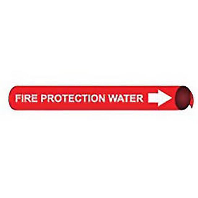 A4043 PIPE MARKER, PRECOILED AND STRAP