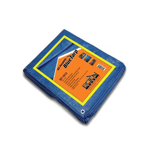 BT-912 ALL PURPOSE TARP, 9' X 12', BLUE