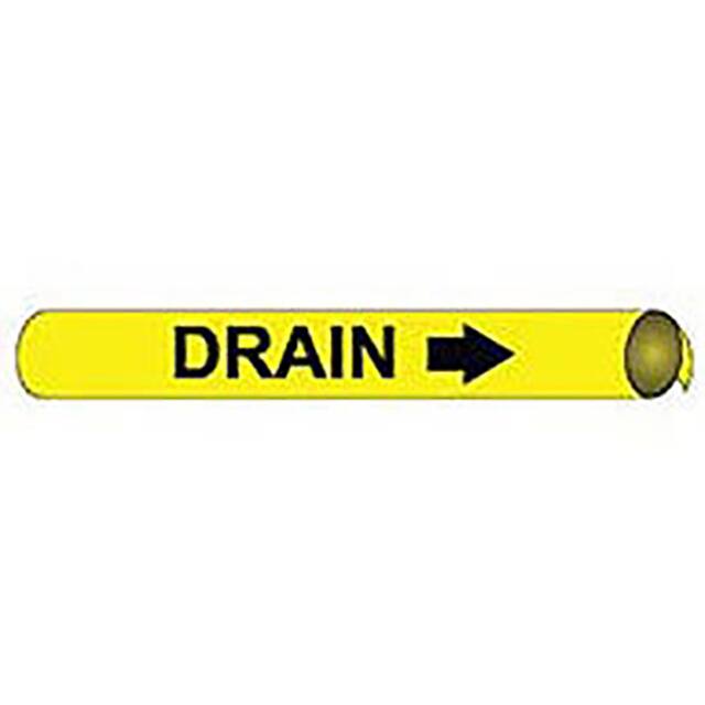 B4040 PIPE MARKER, PRECOILED AND STRAP