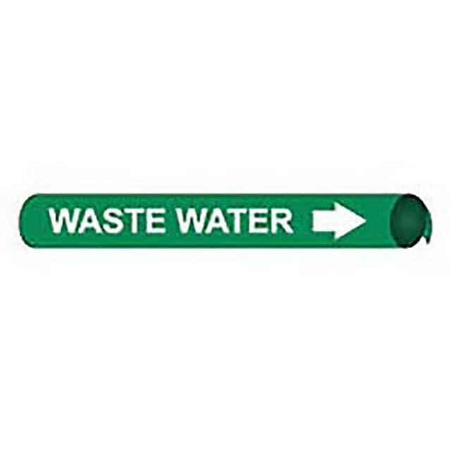 B4112 PIPE MARKER, PRECOILED AND STRAP
