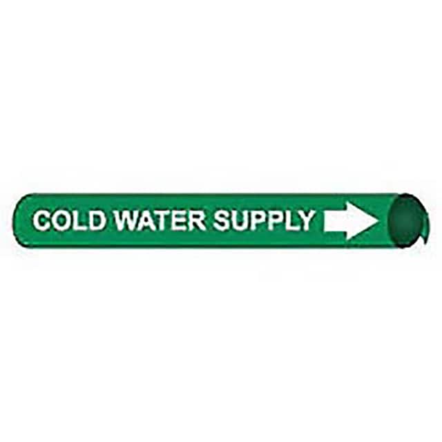 B4021 PIPE MARKER, PRECOILED AND STRAP