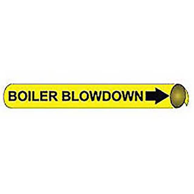 B4007 PIPE MARKER, PRECOILED AND STRAP