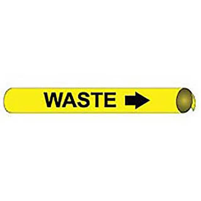 B4111 PIPE MARKER, PRECOILED AND STRAP
