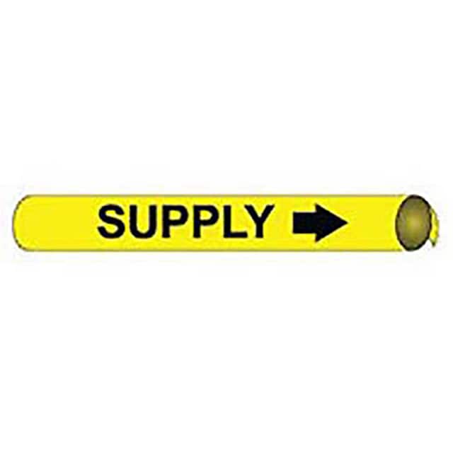 B4102 PIPE MARKER, PRECOILED AND STRAP