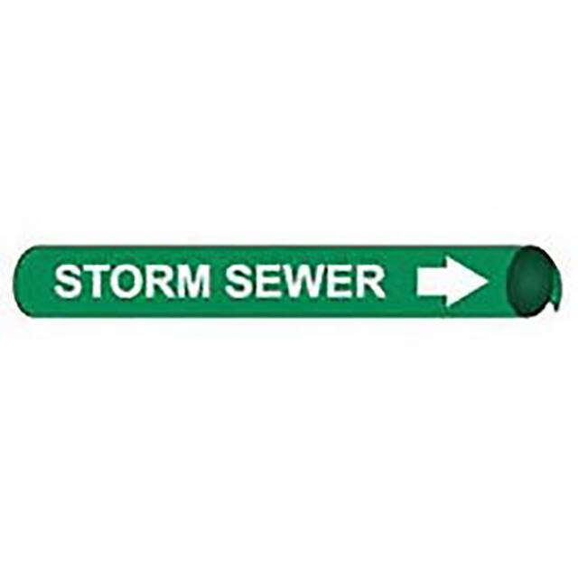 B4101 PIPE MARKER, PRECOILED AND STRAP