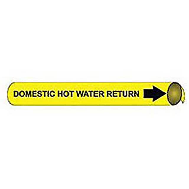 B4037 PIPE MARKER, PRECOILED AND STRAP