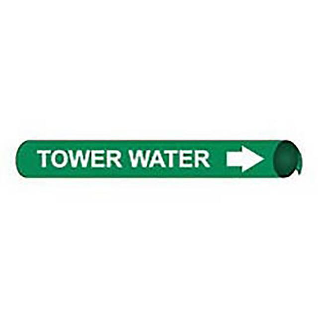 B4105 PIPE MARKER, PRECOILED AND STRAP