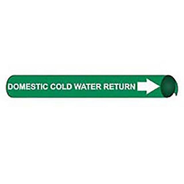 B4035 PIPE MARKER, PRECOILED AND STRAP