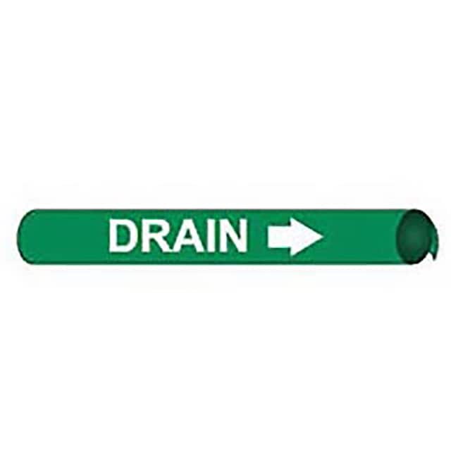 B4039 PIPE MARKER, PRECOILED AND STRAP