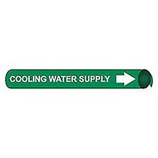 B4119 PIPE MARKER, PRECOILED AND STRAP