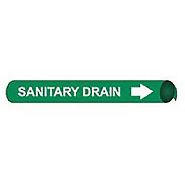 B4093 PIPE MARKER, PRECOILED AND STRAP