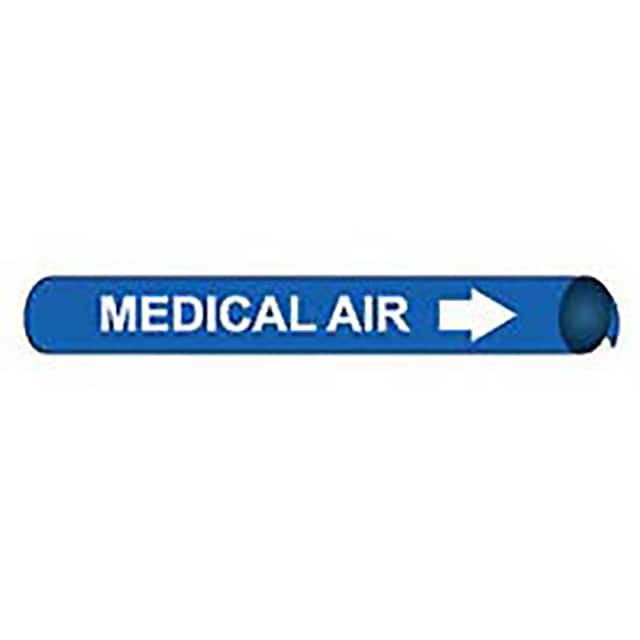 B4071 PIPE MARKER, PRECOILED AND STRAP