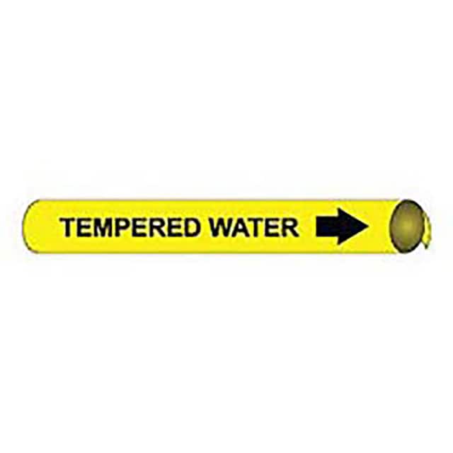 B4104 PIPE MARKER, PRECOILED AND STRAP