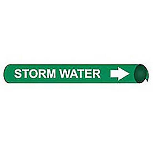 B4120 PIPE MARKER, PRECOILED AND STRAP