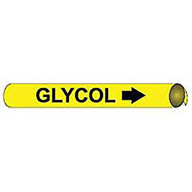 B4050 PIPE MARKER, PRECOILED AND STRAP