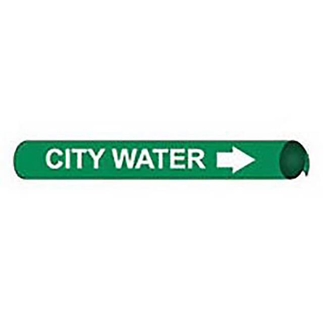 B4018 PIPE MARKER, PRECOILED AND STRAP
