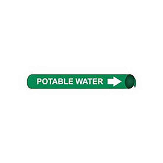 B4084 PIPE MARKER, PRECOILED AND STRAP