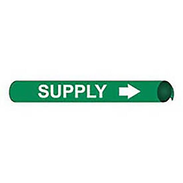 B4103 PIPE MARKER, PRECOILED AND STRAP