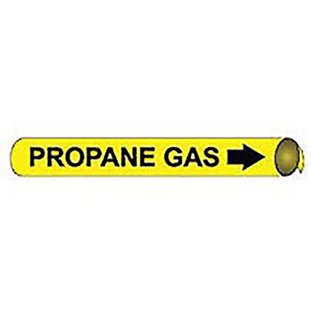 B4086 PIPE MARKER, PRECOILED AND STRAP