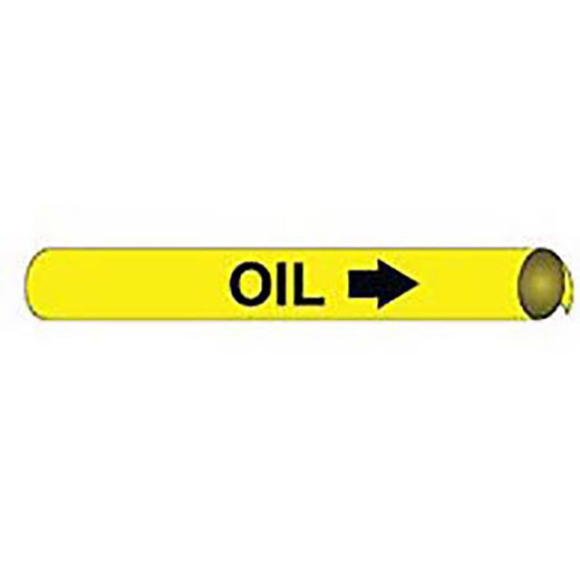 B4077 PIPE MARKER, PRECOILED AND STRAP