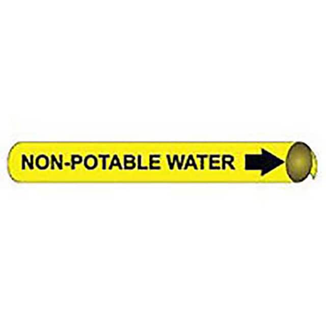 B4076 PIPE MARKER, PRECOILED AND STRAP
