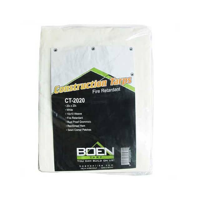 CTH-2030 FIRE RETARDANT TARP, 14X14 WEAVE