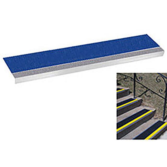 GSA1160GRAYBLUE GRIT SURFACE ALUMINUM STAIR TREA