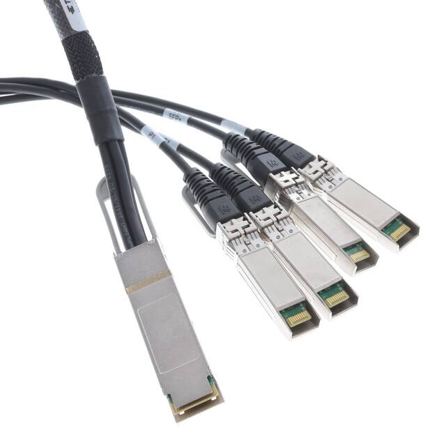 2334236-4 QSFP28 TO 4SFP28, 2.0 METER, 30A