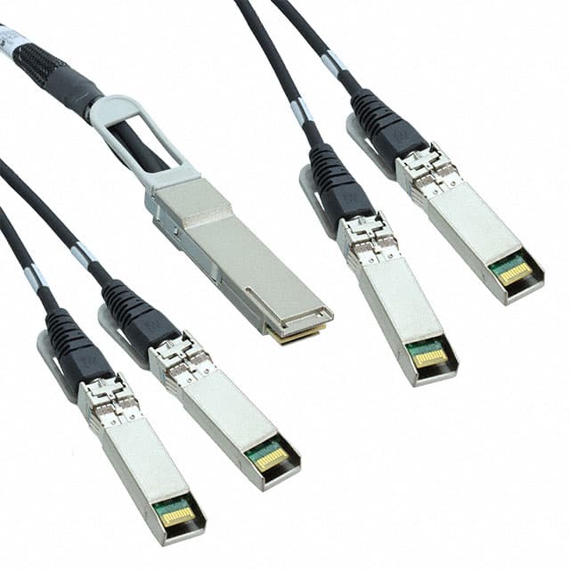 2821033-2 CABLE 4SFP+-QSFP28 M-M 3M