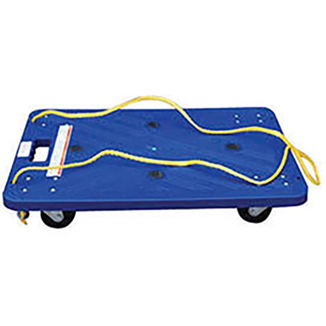 POS-1624-ROPE PLASTIC OFFICE DOLLY, 24"LX16"W