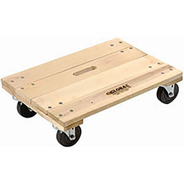 952156B HARDWOOD DOLLY, SOLID DECK, 36 X