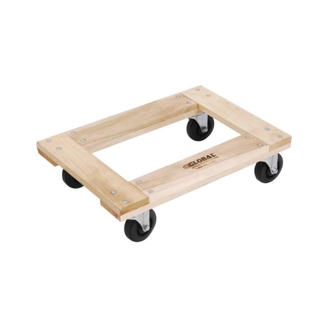 952152B HARDWOOD DOLLY, OPEN DECK, 36 X