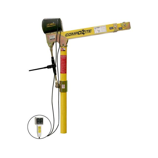 OZ1200DAV-DCW OZ LIFTING COMPOSITE DAVIT CRANE